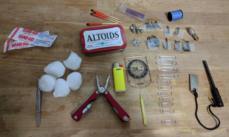 Altoids Survival Kit Contents